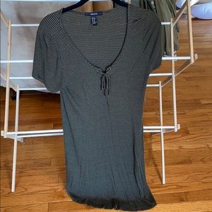 Forever 21 lace up skater dress